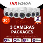 Hikvision 3 Camera Package